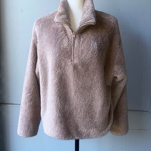 H&M Warm Brown Fleece Jacket